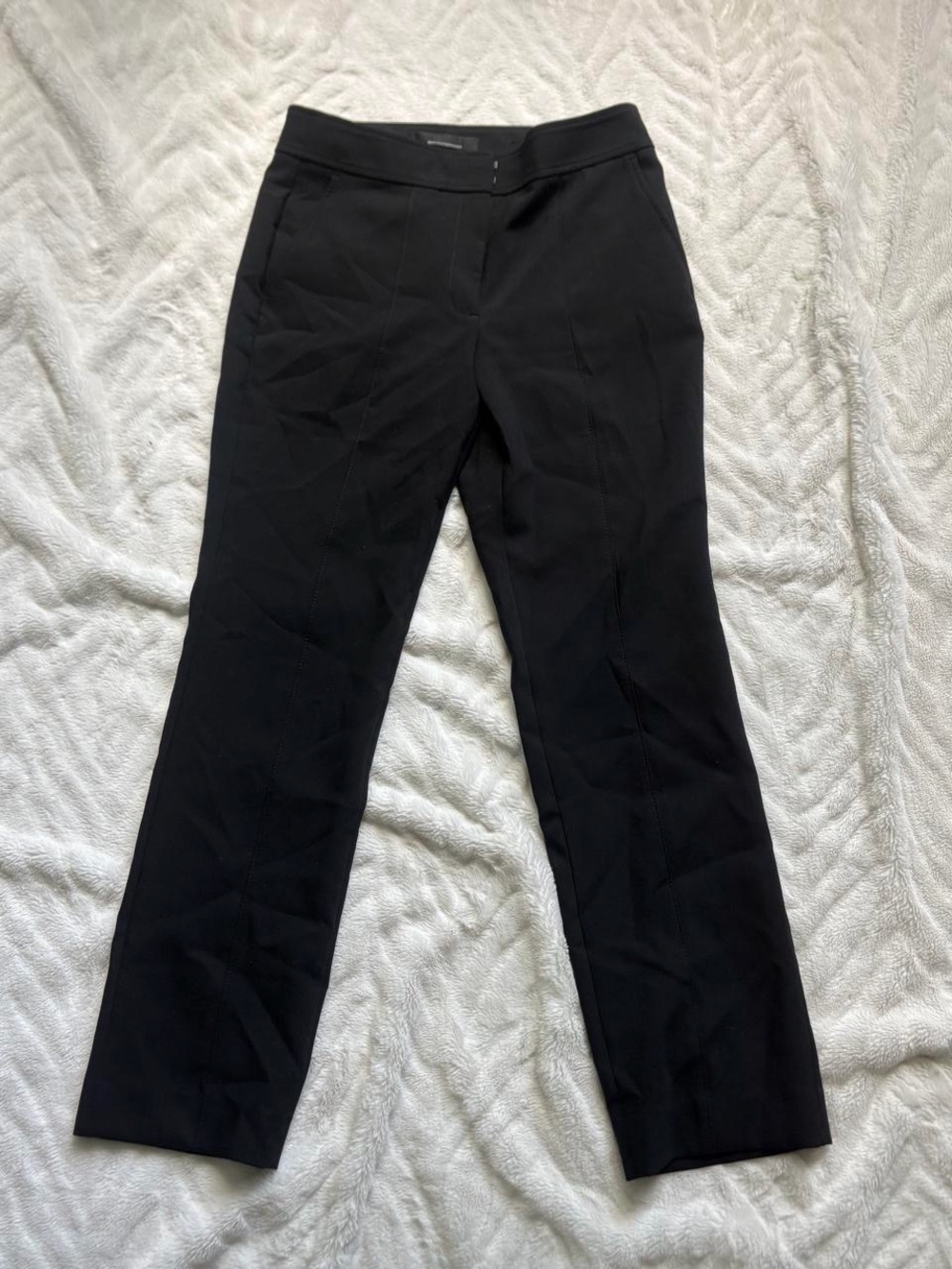 White House Black Market Black Straight-Leg Dress Pants